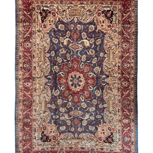 8200 Vintage Persian Kashmar wool on cotton base