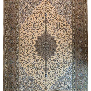 Persian Kashan wool on cotton base