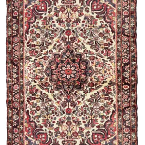 Vintage Persian Afshar wool on cotton base