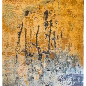 YM-A-87 Modern multi color 60% bamboo silk & 40% wool