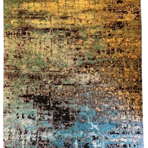 YM-A-88 Modern multi color 60% bamboo silk & 40% wool